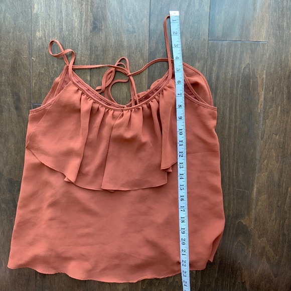 FOREVER 21 Tank Top Brown Flowy. Size S. - Picture 5 of 5